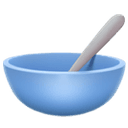 Bowl with spoon emoji