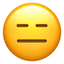 Expressionless emoji