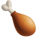 Poultry leg emoji