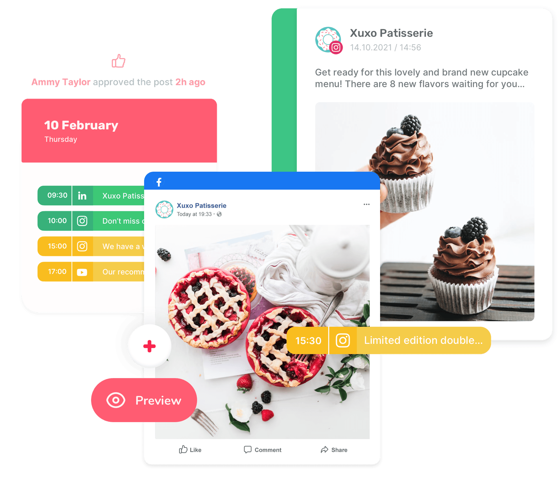 Social media content planning with Sociality.io social media publishing module