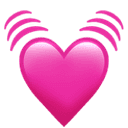 Beating heart emoji