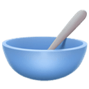 Bowl with spoon emoji