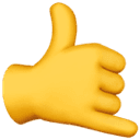 Call me hand emoji