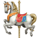 Carousel horse emoji
