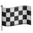 Chequered flag emoji