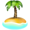 Desert island emoji