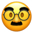 Disguised face emoji