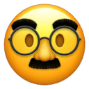 Disguised face emoji