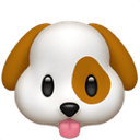 Dog face emoji