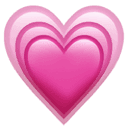 Growing heart emoji