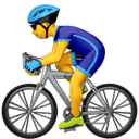 Man biking emoji
