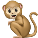 Monkey emoji