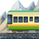 Mountain railway emoji