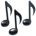 Musical notes emoji