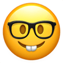 Nerd face emoji