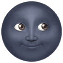 New moon face emoji