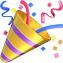Party popper emoji