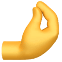 Pinched fingers emoji