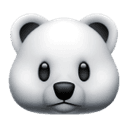 Polar bear emoji