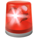 Police car light emoji