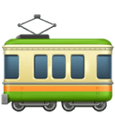 Railway car emoji
