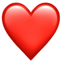 Red heart emoji