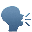 Speaking head emoji