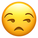 Unamused face emoji
