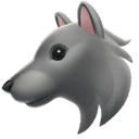Wolf emoji