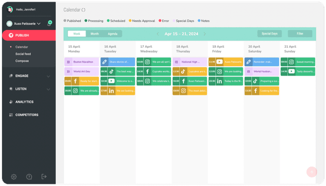 Access and manage all your social inbox channels through a single panel with Sociality.io social media engagement.
