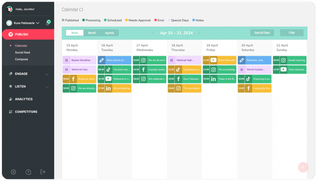 Access and manage all your social inbox channels through a single panel with Sociality.io social media engagement.