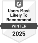 Users Most Likely To Recommend - G2 Summer report 2025
