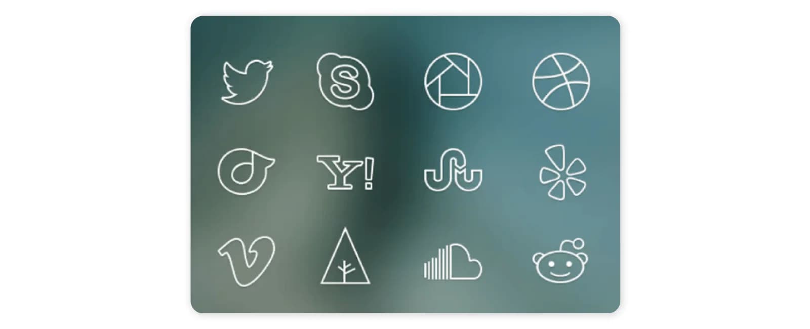 The 30 best social media icons in 2023 - Ultra-Thin Social Media Icons