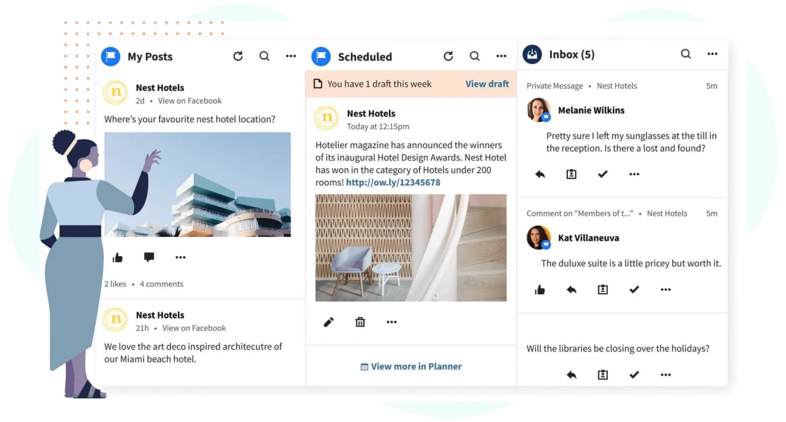 Hootsuite vs Buffer - Hootsuite Look
