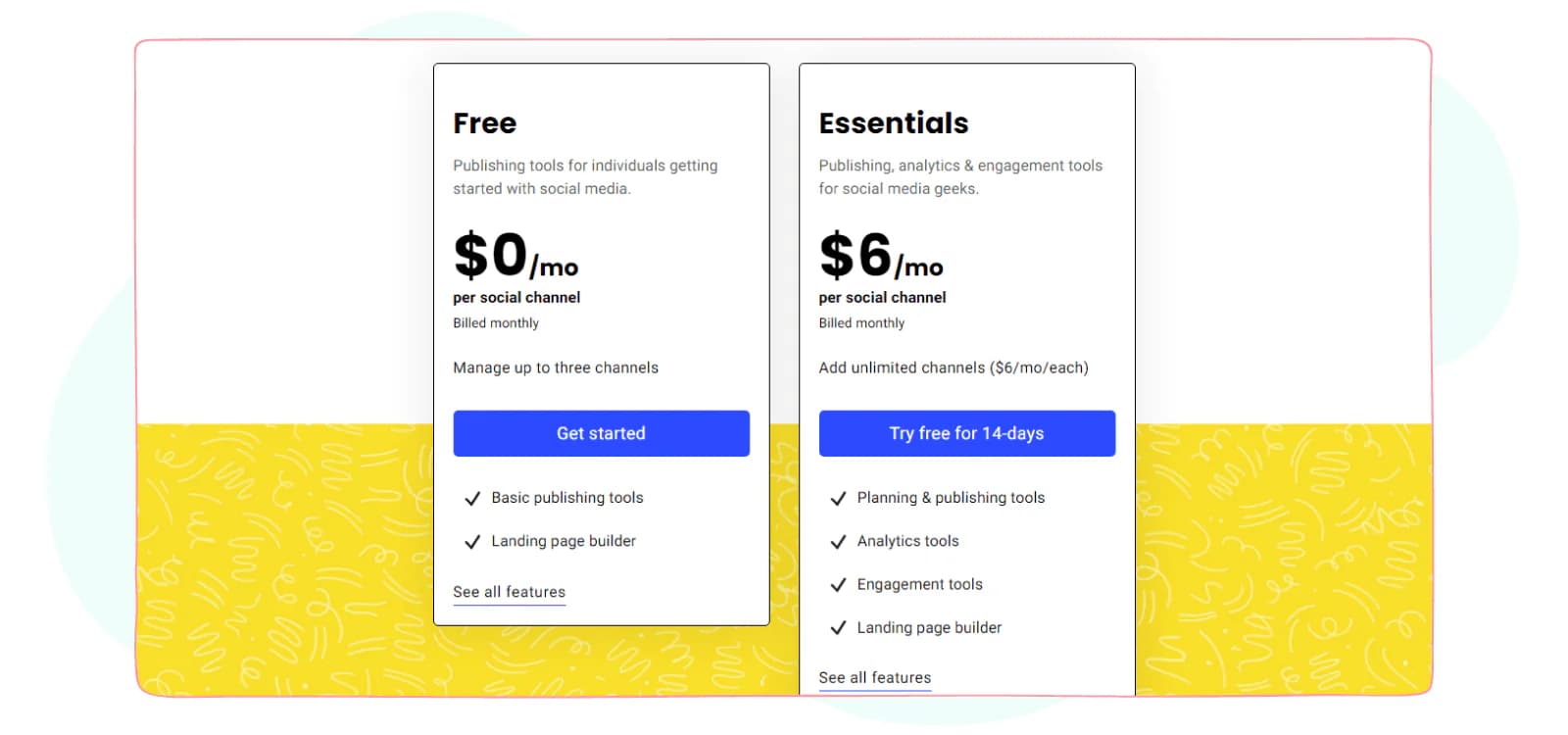 Buffer Pricing Plan