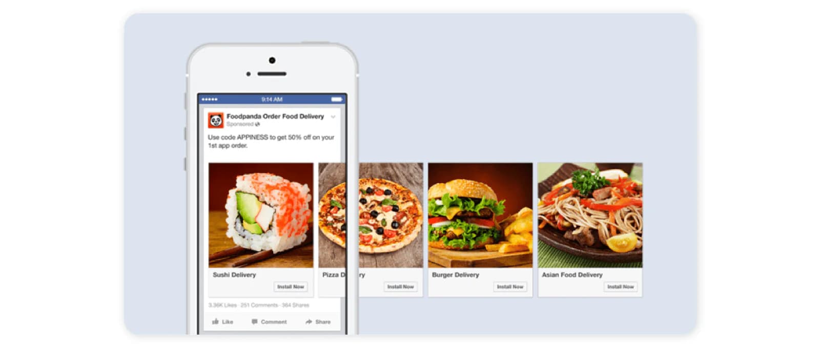 What is a Facebook Carousel Ad