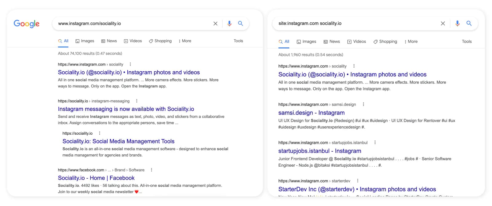How to search Instagram users without an account 