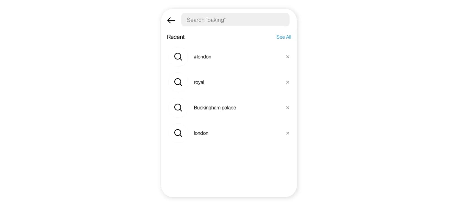 How to clear Instagram search suggestions 