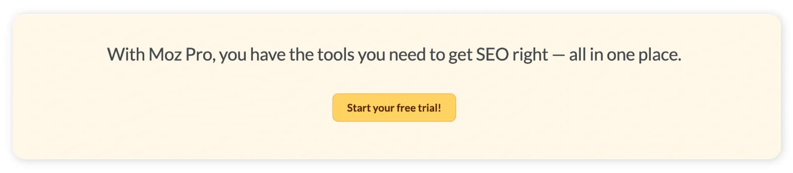 Real-life examples of a marketing funnel - Moz - MOFU