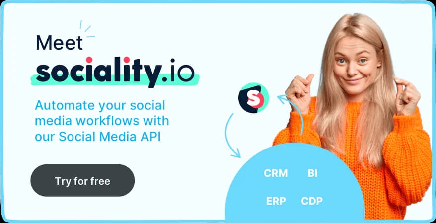 Sociality Social Media API