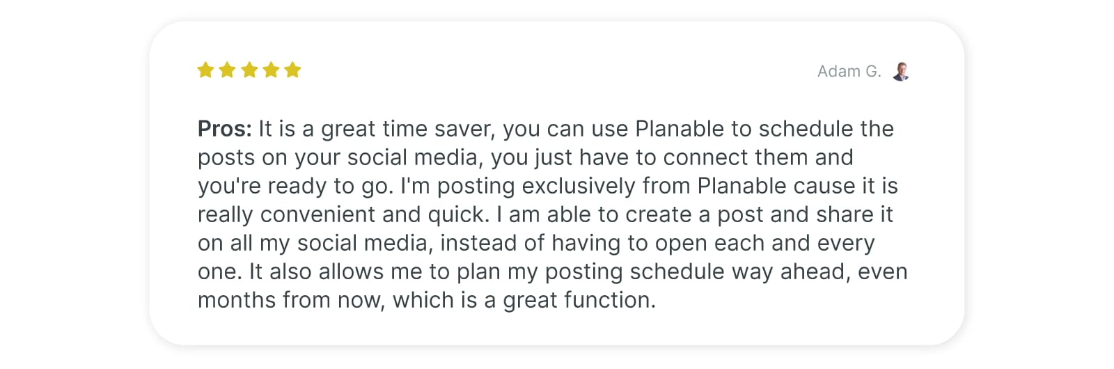 Planable review