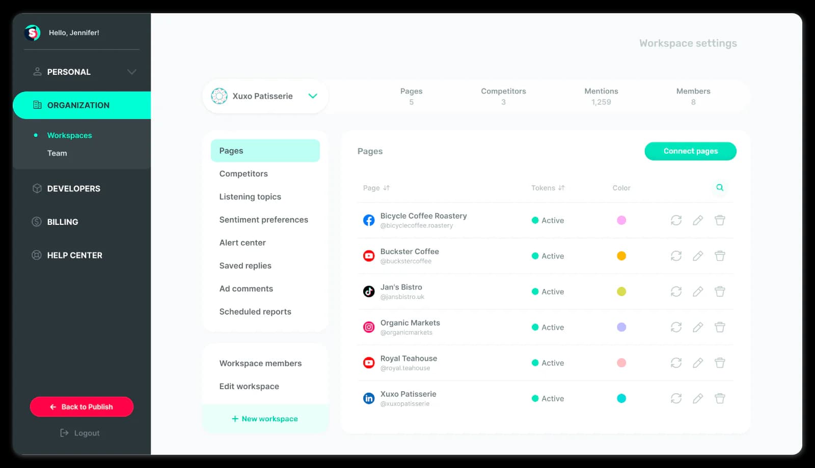 Refreshed design and approach across the tool