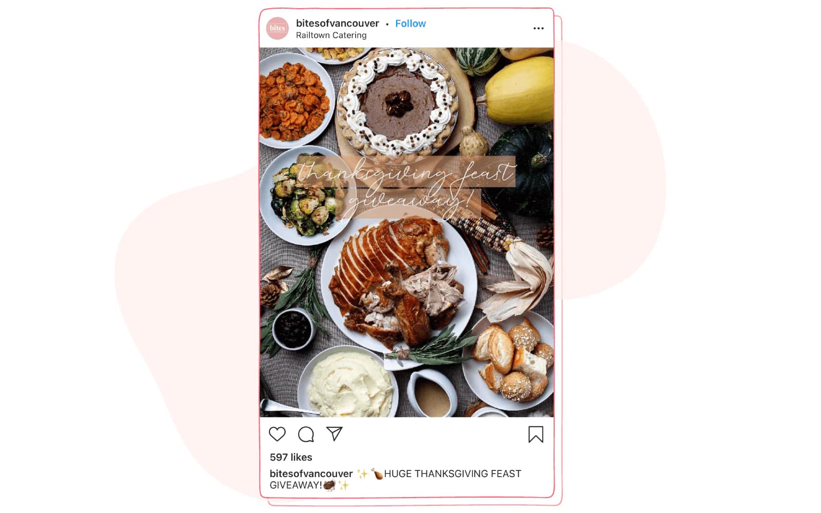 Thanksgiving content ideas - Giveaway