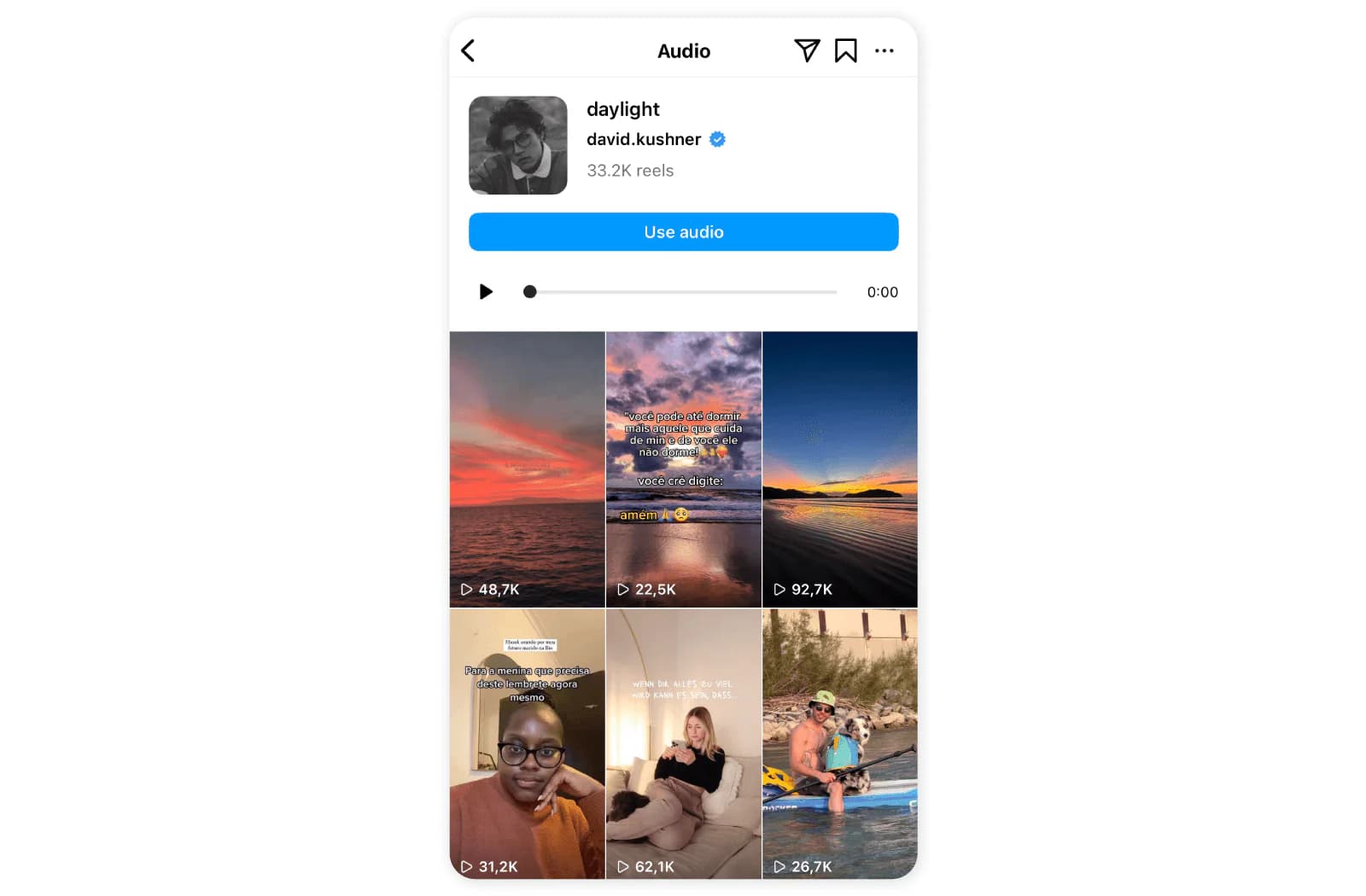 How to save music from other Instagram Reels 2