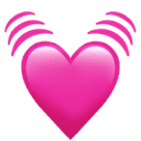 Beating heart emoji