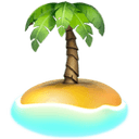 Desert island emoji