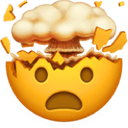 Exploding head emoji