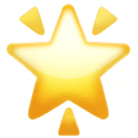 Glowing star emoji