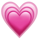 Growing heart emoji