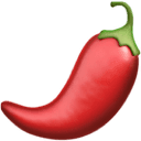 Hot pepper emoji